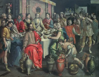 Las bodas de Caná, 1597